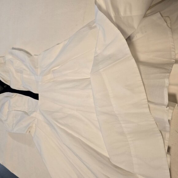 ARMANI EXCHANGE white cotton summer dress - Picture 5 of 16